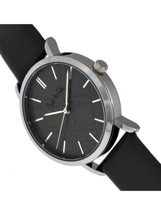 NWT Sophie And Freda Budapest Quartz Black Dial Ladies Watch